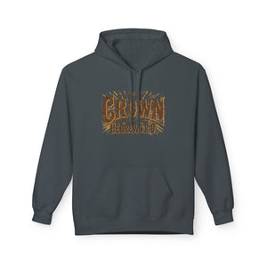Crown Hoodie — Hebrews 2:9 Inspirational Christian Pullover