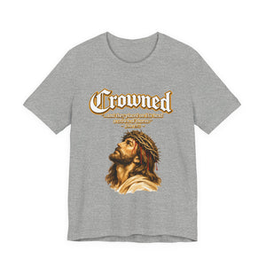 Crowned – Crown of Thorns Jesus T-Shirt John 19:2 | Jesus Faith Graphic Tee