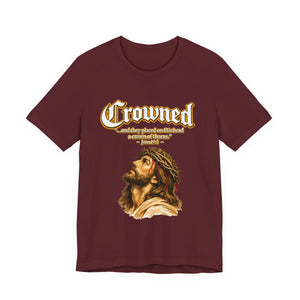 Crowned – Crown of Thorns Jesus T-Shirt John 19:2 | Jesus Faith Graphic Tee