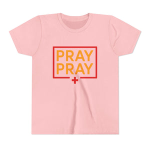 Pray Pray Youth T‑Shirt – Faith-Based Christian Tee for Kids