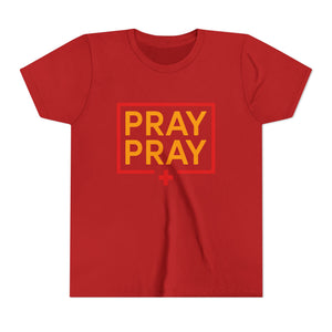 Pray Pray Youth T‑Shirt – Faith-Based Christian Tee for Kids