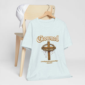 Crown of Thorns Christian T-Shirt  James 1:12| Faith-Based Graphic Tee  Christian Faith T-Shirt, Inspirational Gospel Apparel, Everyday Worship Wear