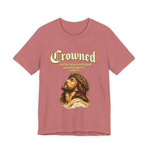 Crowned – Crown of Thorns Jesus T-Shirt John 19:2 | Jesus Faith Graphic Tee