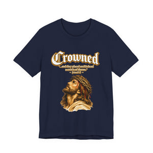 Crowned – Crown of Thorns Jesus T-Shirt John 19:2 | Jesus Faith Graphic Tee