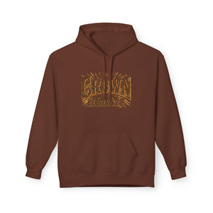 Crown Hoodie — Hebrews 2:9 Inspirational Christian Pullover
