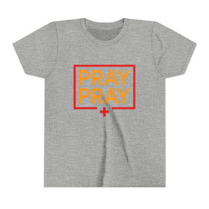 Pray Pray Youth T‑Shirt – Faith-Based Christian Tee for Kids