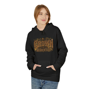 Crown Hoodie — Hebrews 2:9 Inspirational Christian Pullover