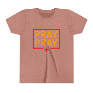 Pray Pray Youth T‑Shirt – Faith-Based Christian Tee for Kids