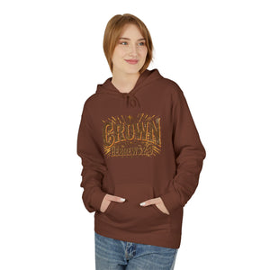 Crown Hoodie — Hebrews 2:9 Inspirational Christian Pullover
