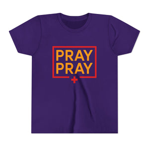 Pray Pray Youth T‑Shirt – Faith-Based Christian Tee for Kids