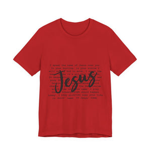 Jesus Saves Unisex Jersey Short Sleeve Tee – Christian Faith T-Shirt, Inspirational Gospel Apparel, Everyday Worship Wear