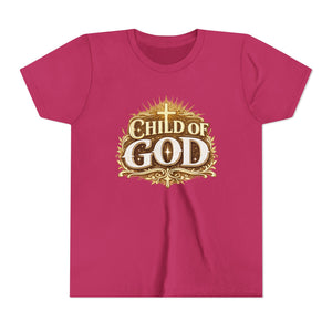 Child of God Youth T‑Shirt – Faith-Based Christian Tee for Kids