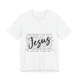 Jesus Saves Unisex Jersey Short Sleeve Tee – Christian Faith T-Shirt, Inspirational Gospel Apparel, Everyday Worship Wear