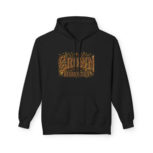 Crown Hoodie — Hebrews 2:9 Inspirational Christian Pullover