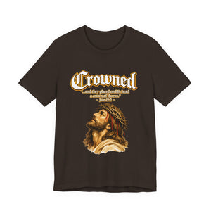Crowned – Crown of Thorns Jesus T-Shirt John 19:2 | Jesus Faith Graphic Tee