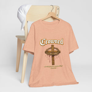 Crown of Thorns Christian T-Shirt  James 1:12| Faith-Based Graphic Tee  Christian Faith T-Shirt, Inspirational Gospel Apparel, Everyday Worship Wear