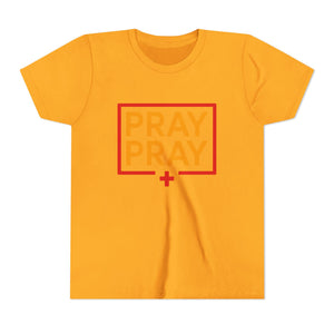 Pray Pray Youth T‑Shirt – Faith-Based Christian Tee for Kids