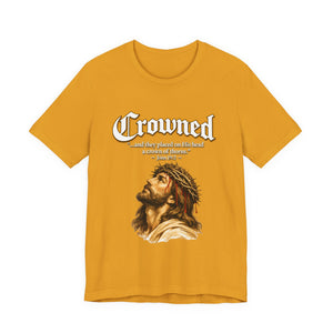 Crowned – Crown of Thorns Jesus T-Shirt John 19:2 | Jesus Faith Graphic Tee
