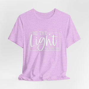 Be The Light Matthew 5:14 Unisex Jersey Short Sleeve Tee – Christian Inspirational T-Shirt, Faith-Based Scripture Apparel