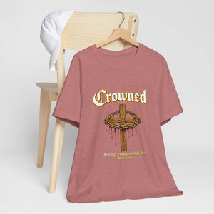 Crown of Thorns Christian T-Shirt  James 1:12| Faith-Based Graphic Tee  Christian Faith T-Shirt, Inspirational Gospel Apparel, Everyday Worship Wear
