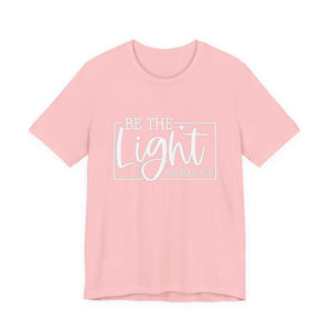 Be The Light Matthew 5:14 Unisex Jersey Short Sleeve Tee – Christian Inspirational T-Shirt, Faith-Based Scripture Apparel