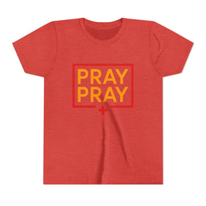 Pray Pray Youth T‑Shirt – Faith-Based Christian Tee for Kids